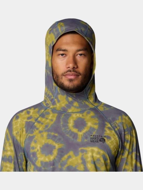 tricou cu maneci lungi, pentru sport pt. barbati Mountain Hardwear Crater Lake Hoody albastru 5