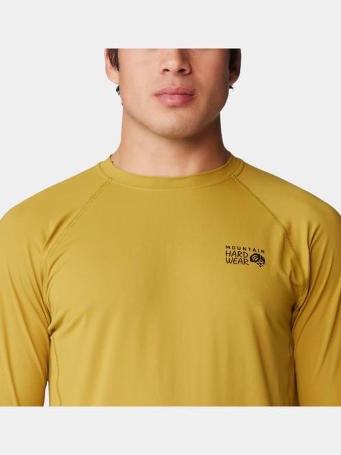 tricou cu maneci lungi, pentru sport pt. barbati Mountain Hardwear Crater Lake Long Sleeve Crew galben 6
