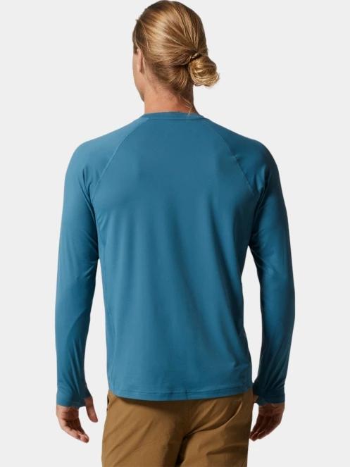 tricou cu maneci lungi, pentru sport pt. barbati Mountain Hardwear Crater Lake Long Sleeve Crew albastru 2