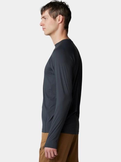 tricou cu maneci lungi, pentru sport pt. barbati Mountain Hardwear Crater Lake Long Sleeve Crew negru 3