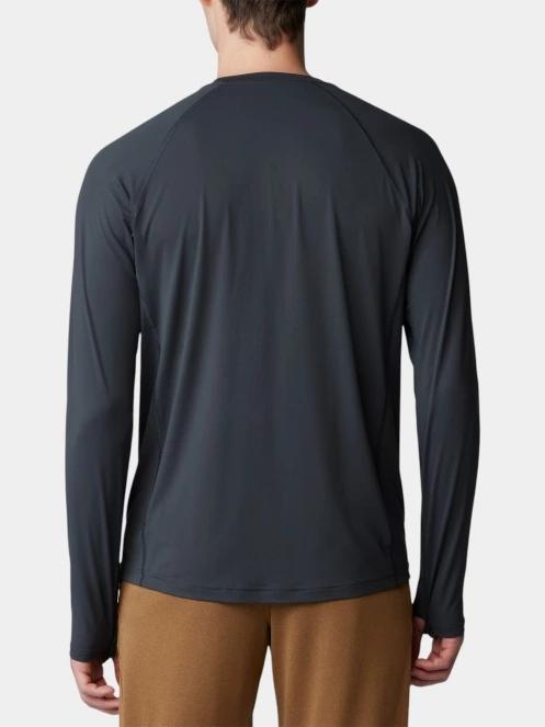 tricou cu maneci lungi, pentru sport pt. barbati Mountain Hardwear Crater Lake Long Sleeve Crew negru 4