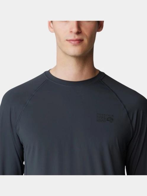 tricou cu maneci lungi, pentru sport pt. barbati Mountain Hardwear Crater Lake Long Sleeve Crew negru 6