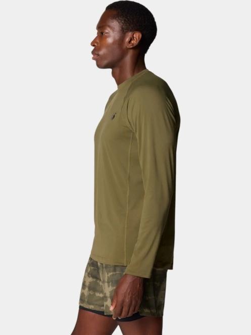 tricou cu maneci lungi, pentru sport pt. barbati Mountain Hardwear Crater Lake Long Sleeve oliv 3