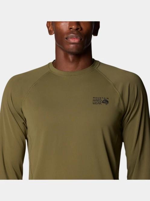 tricou cu maneci lungi, pentru sport pt. barbati Mountain Hardwear Crater Lake Long Sleeve oliv 7