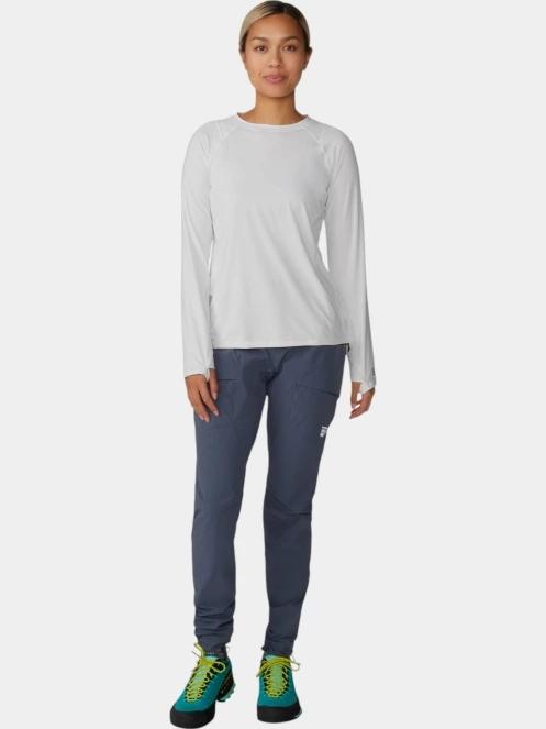 tricou cu maneci lungi, pentru sport pt. femei Mountain Hardwear Crater Lake Long Sleeve gri 5