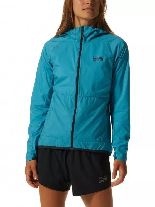 geaca de vant pt. femei Mountain Hardwear Kor AirShell Hoody albastru 2