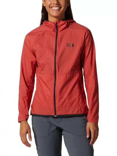 geaca de vant pt. femei Mountain Hardwear Kor AirShell Hoody rosu 2
