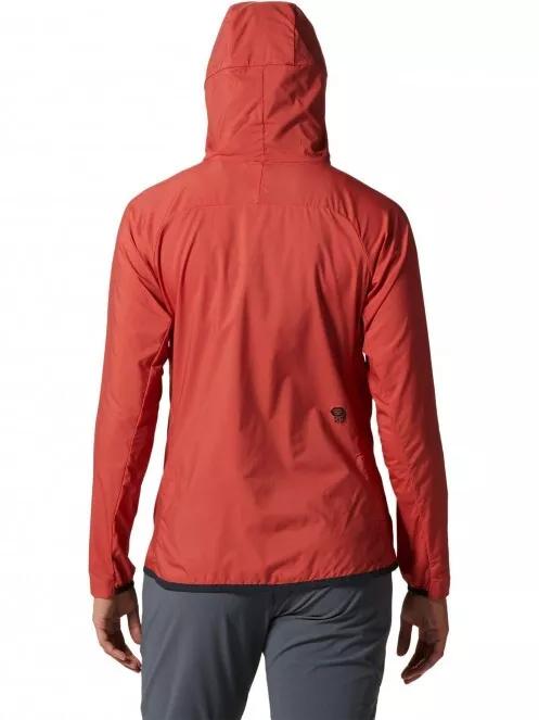 geaca de vant pt. femei Mountain Hardwear Kor AirShell Hoody rosu 3