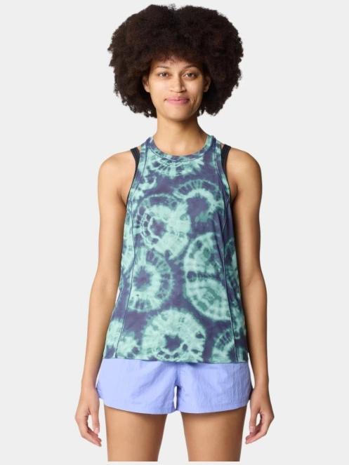 tricou pentru sport, cu maneci scurte pt. femei Mountain Hardwear Crater Lake Tank albastru 2