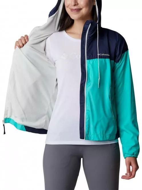 geaca de vant pt. femei Columbia Flash Challenger Lined Windbreaker verde 5