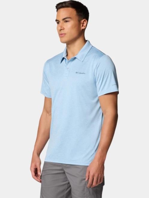tricou cu guler pt. barbati Columbia Columbia Hike Polo albastru 3