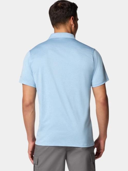 tricou cu guler pt. barbati Columbia Columbia Hike Polo albastru 4