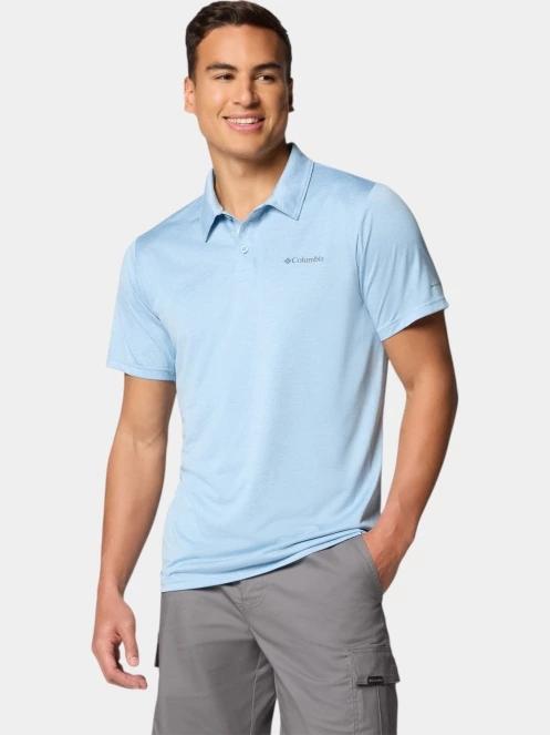 tricou cu guler pt. barbati Columbia Columbia Hike Polo albastru 5
