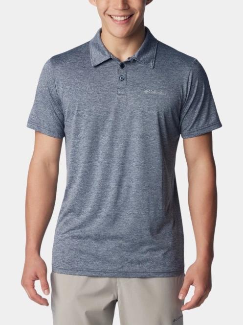 tricou cu guler pt. barbati Columbia Columbia Hike Polo albastru 2