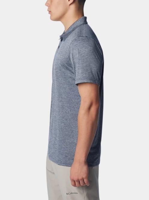 tricou cu guler pt. barbati Columbia Columbia Hike Polo albastru 3