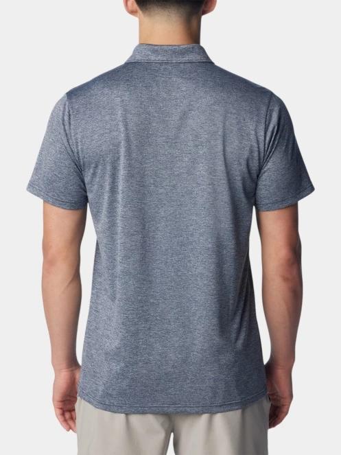 tricou cu guler pt. barbati Columbia Columbia Hike Polo albastru 4