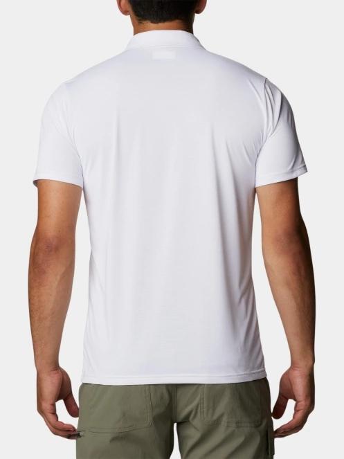 tricou de sport, cu guler pt. barbati Columbia Columbia Hike Polo alb 4