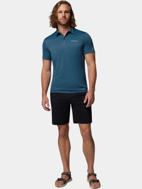 tricou de sport, cu guler pt. barbati Columbia Columbia Hike Polo verde 5