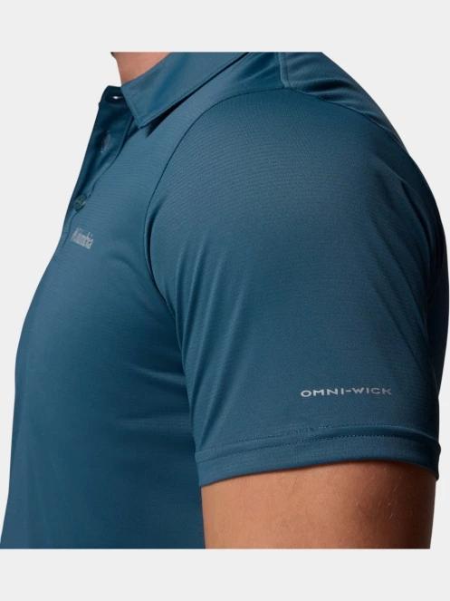 tricou de sport, cu guler pt. barbati Columbia Columbia Hike Polo verde 7