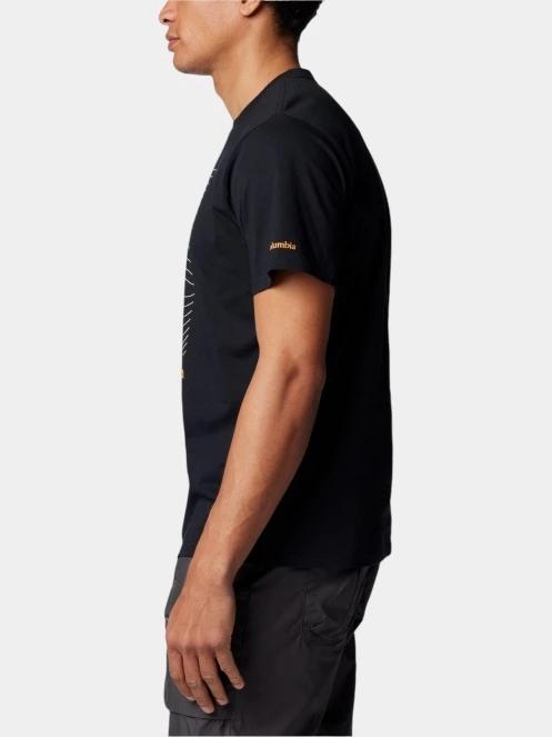 tricou cu maneci scurte pt. barbati Columbia Csc Seasonal Logo Tee negru 3