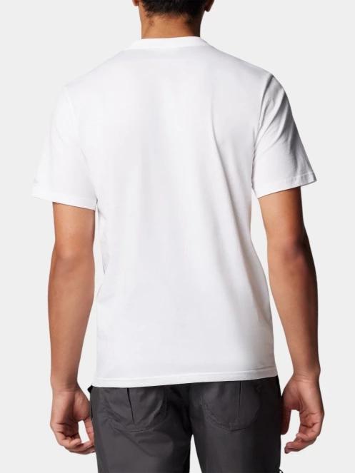 tricou cu maneci scurte pt. barbati Columbia Csc Seasonal Logo Tee alb 4