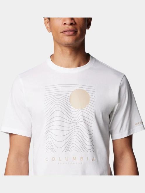 tricou cu maneci scurte pt. barbati Columbia Csc Seasonal Logo Tee alb 6