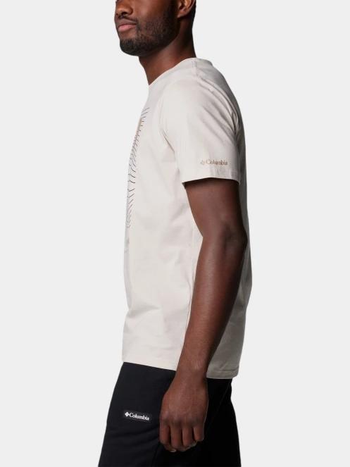 tricou cu maneci scurte pt. barbati Columbia Csc Seasonal Logo Tee nisip 3