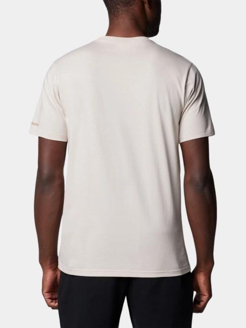 tricou cu maneci scurte pt. barbati Columbia Csc Seasonal Logo Tee nisip 4