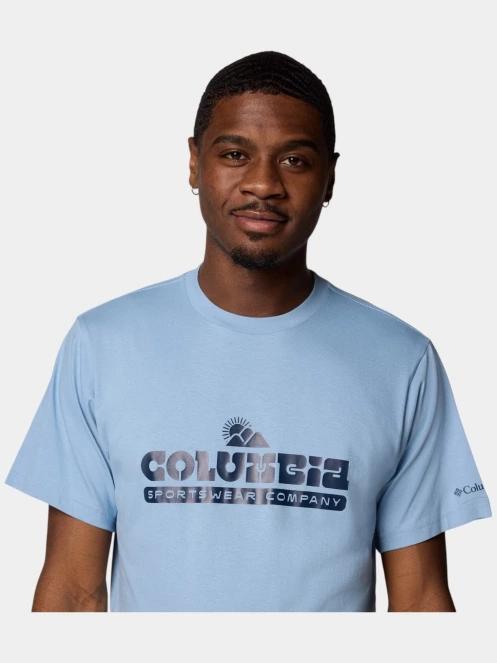tricou cu maneci scurte pt. barbati Columbia CSC Seasonal Logo Tee albastru 6