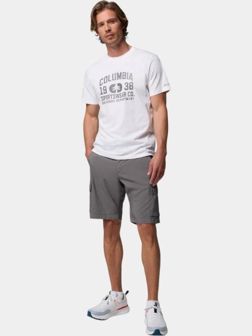 tricou cu maneci scurte pt. barbati Columbia CSC Seasonal Logo Tee alb 5