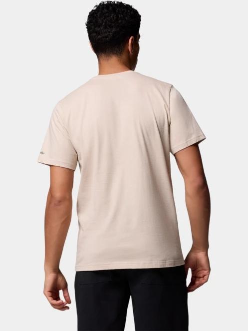 tricou cu maneci scurte pt. barbati Columbia CSC Seasonal Logo Tee nisip 4