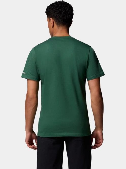 tricou cu maneci scurte pt. barbati Columbia CSC Seasonal Logo Tee verde 4