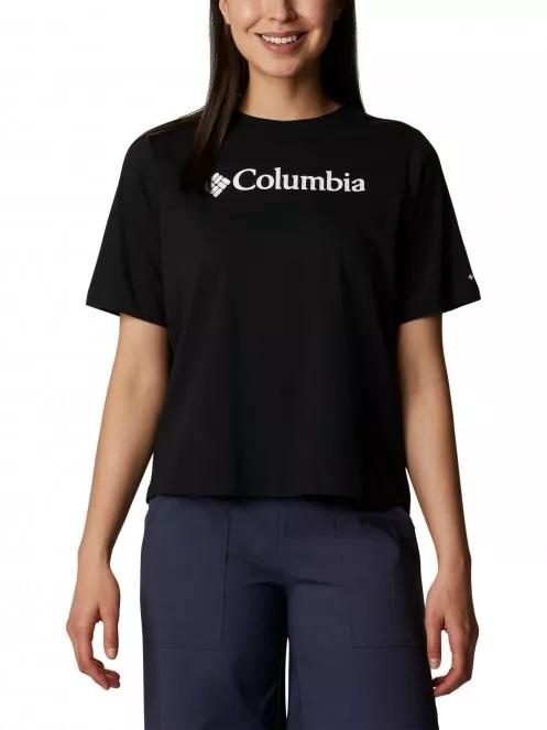 tricou cu maneci scurte pt. femei Columbia North Cascades Relaxed Tee negru 2