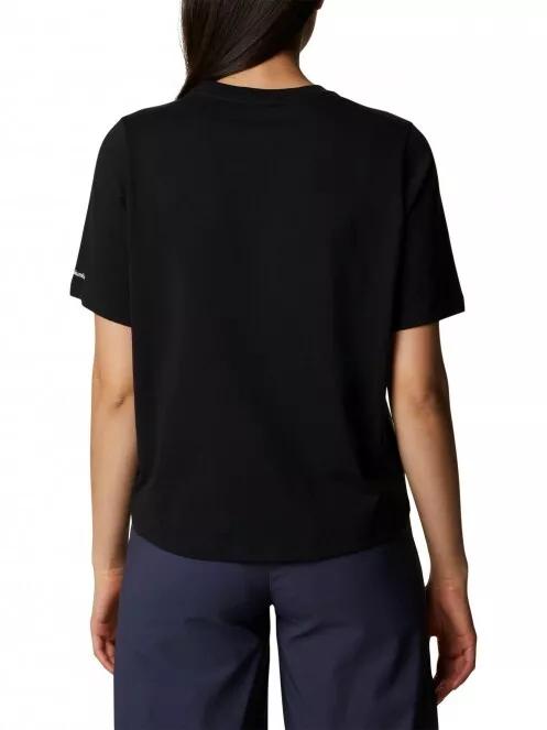 tricou cu maneci scurte pt. femei Columbia North Cascades Relaxed Tee negru 3