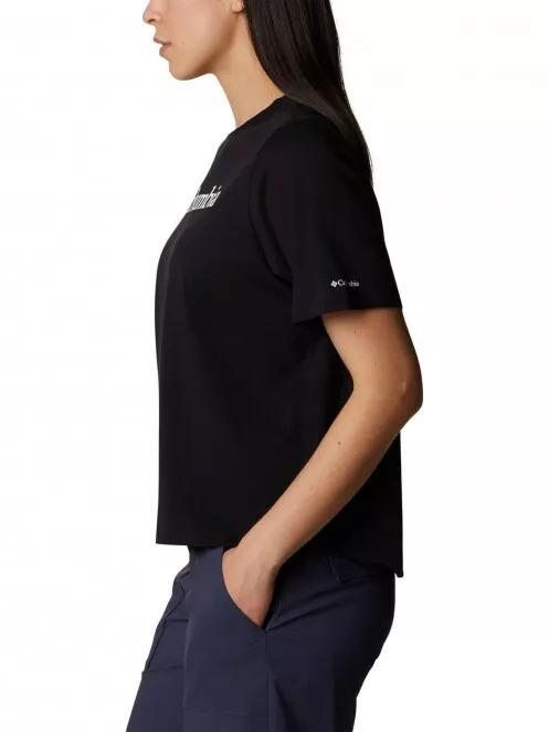 tricou cu maneci scurte pt. femei Columbia North Cascades Relaxed Tee negru 4