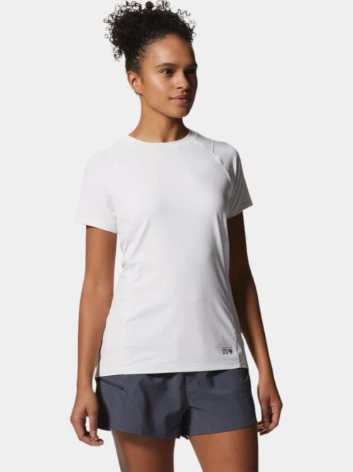 tricou pentru sport, cu maneci scurte pt. femei Mountain Hardwear Crater Lake Short Sleeve alb 5