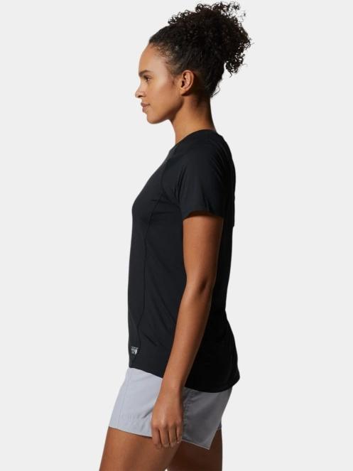 tricou pentru sport, cu maneci scurte pt. femei Mountain Hardwear Crater Lake Short Sleeve negru 3