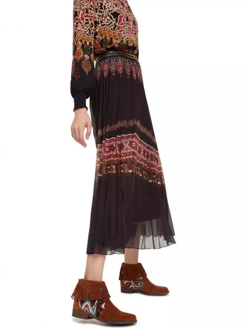 fusta maxi pt. femei Desigual Fal Alexandra negru 2