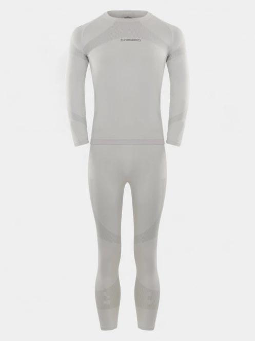 set de lenjerie de corp pt. barbati Fundango Seamless Baselayer Set nisip 9