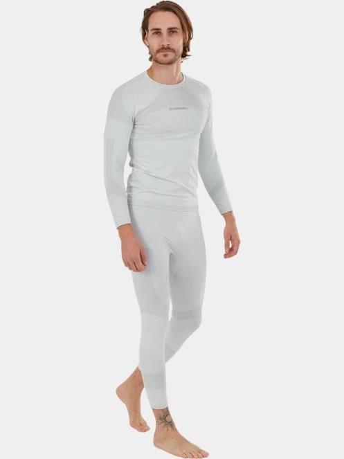 set de lenjerie de corp pt. barbati Fundango Seamless Baselayer Set nisip 4