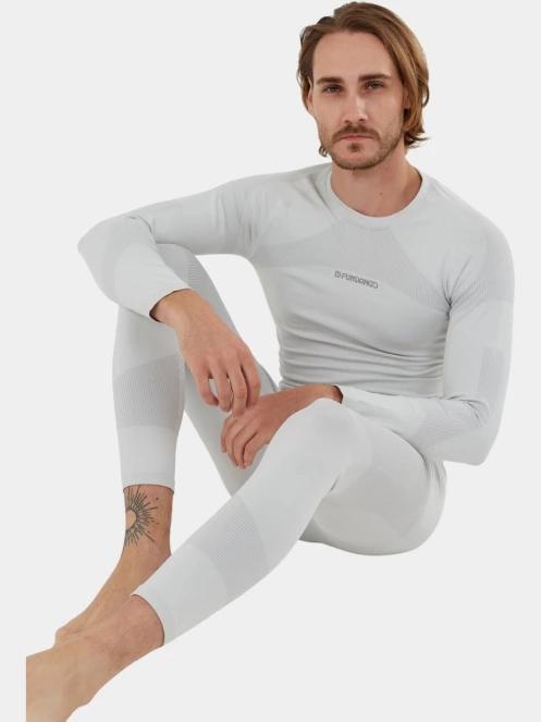 set de lenjerie de corp pt. barbati Fundango Seamless Baselayer Set nisip 5
