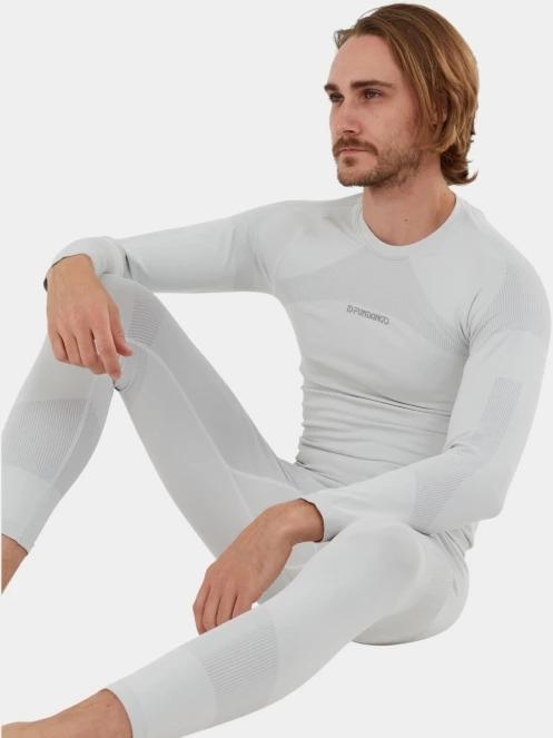 set de lenjerie de corp pt. barbati Fundango Seamless Baselayer Set nisip 6