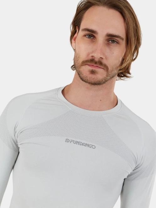 set de lenjerie de corp pt. barbati Fundango Seamless Baselayer Set nisip 7