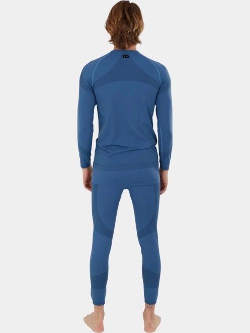 set de lenjerie de corp pt. barbati Fundango Seamless Baselayer Set albastru 3
