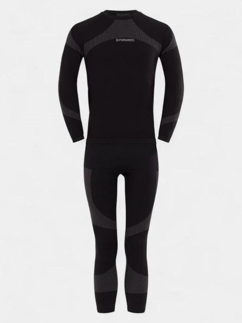 set de lenjerie de corp pt. barbati Fundango Seamless Baselayer Set negru 6