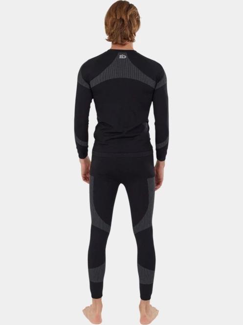 set de lenjerie de corp pt. barbati Fundango Seamless Baselayer Set negru 3
