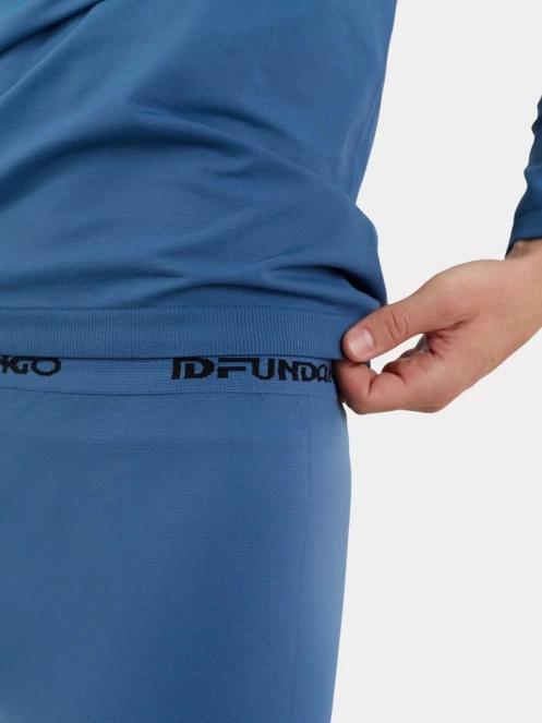 set de lenjerie de corp pt. barbati Fundango Seamless Baselayer Set albastru inchis 5
