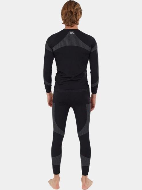set de lenjerie de corp pt. barbati Fundango Seamless Baselayer Set negru 2