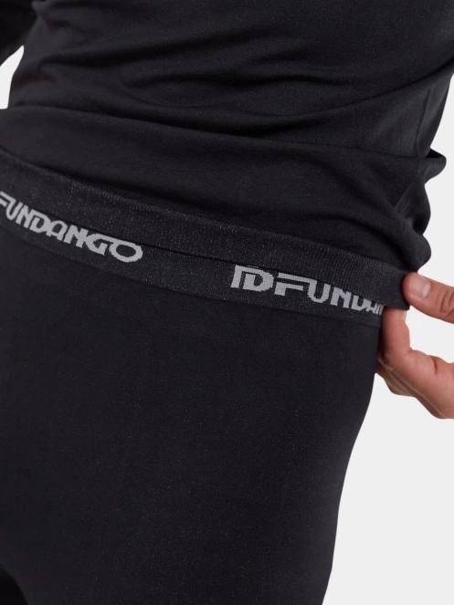 set de lenjerie de corp pt. barbati Fundango Seamless Baselayer Set negru 4