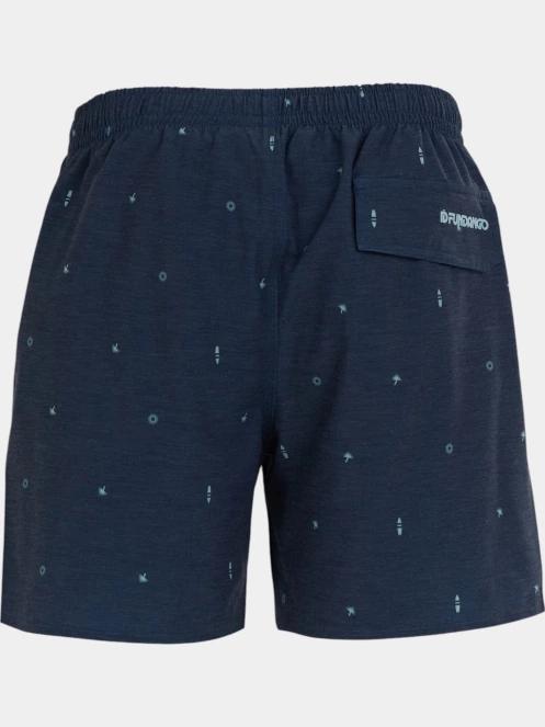 boardshort pt. barbati Fundango Bono Print Boardshorts albastru inchis 8